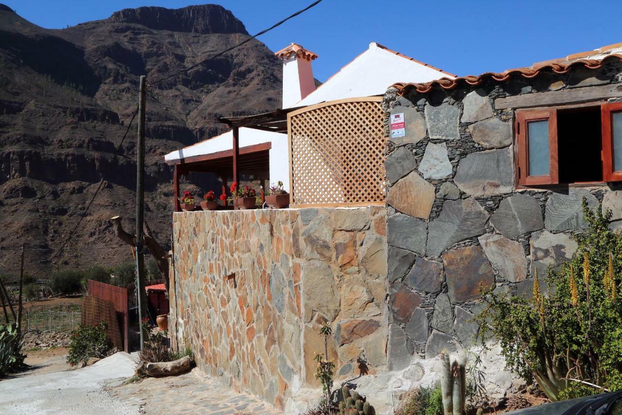 Casa Agustin Pool 27 ºc Villa Fataga Exterior photo